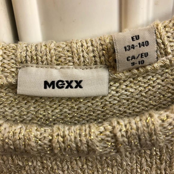Mexx girls youth gold sweater - Picture 4 of 9